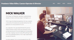 Desktop Screenshot of mickwalker.co.uk